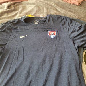 U.S soccer shirt blue